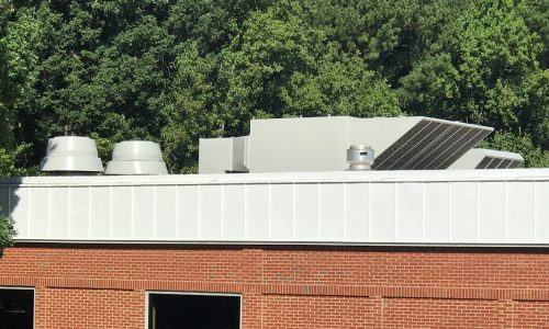HVAC & Roof Exterior Painted